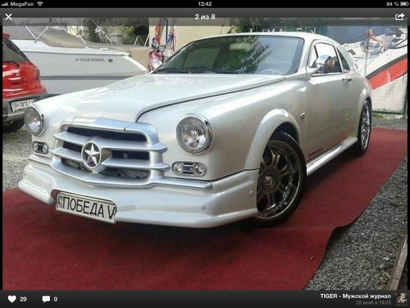 ГАЗ м20 победа на базе Мерседес