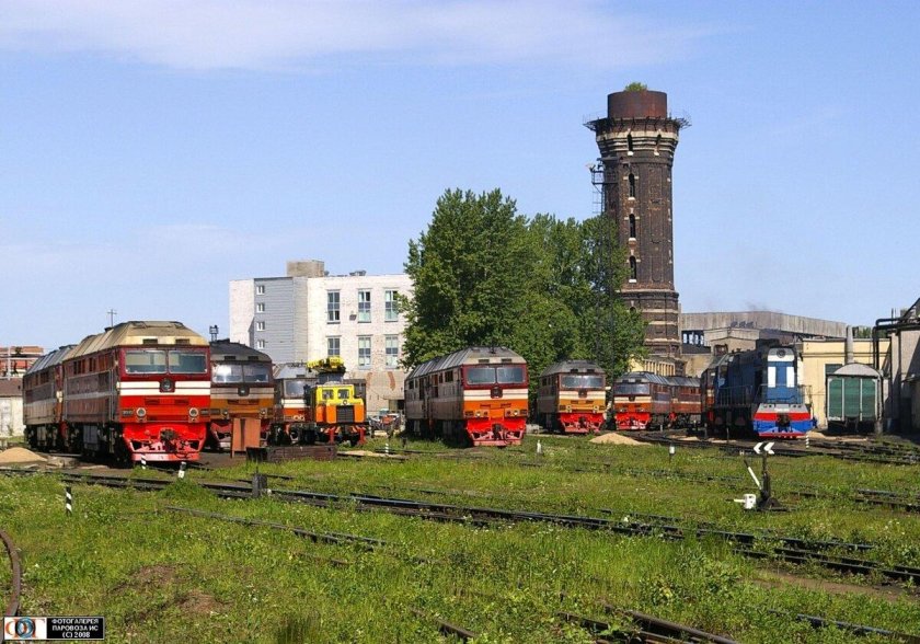 Локомотивное депо ТЧ-14 Санкт-Петербург-Варшавская