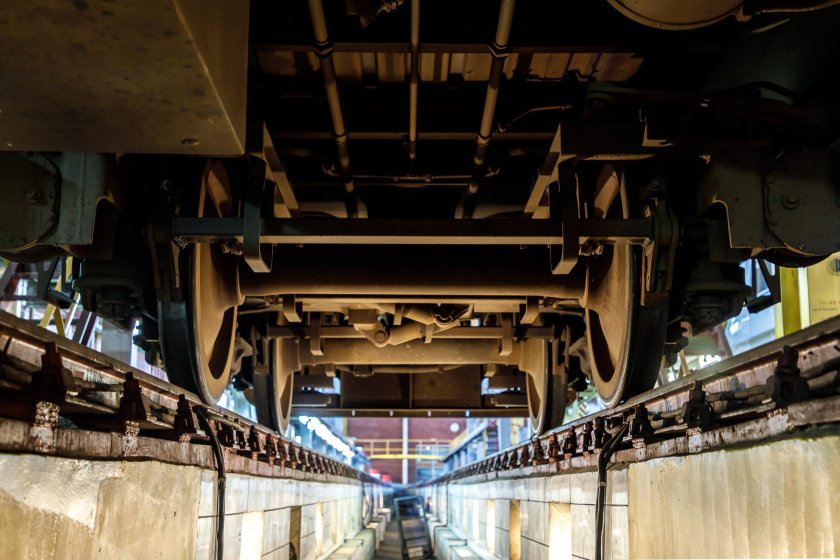 Грузовой поезд депо Варшавское