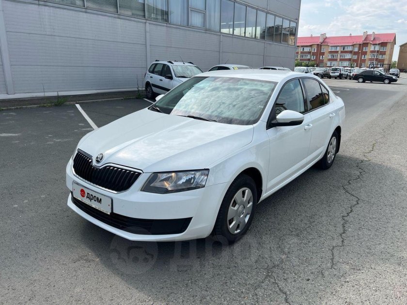 Skoda octavia 2013 — 2017 iii белый