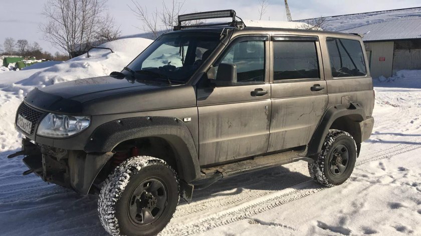 УАЗ Патриот серо коричневый металлик