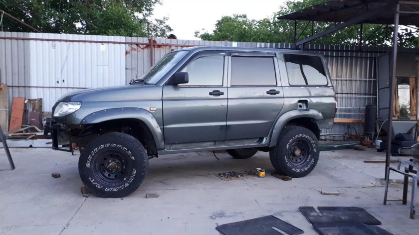 УАЗ Патриот цвет озеро Тахо