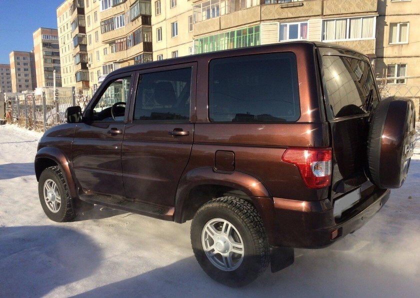 Уаз патриот коричневый металлик