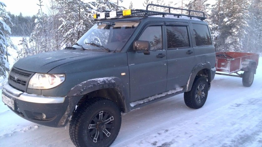 УАЗ Патриот цвет озеро Тахо