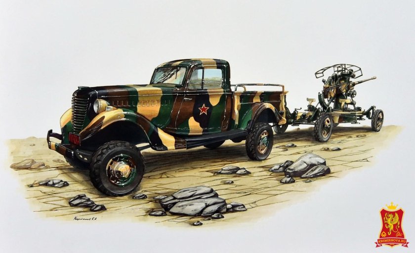 Артиллерийский тягач ГАЗ-61-417