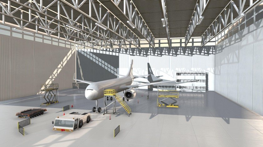 Ангар в аэропорту