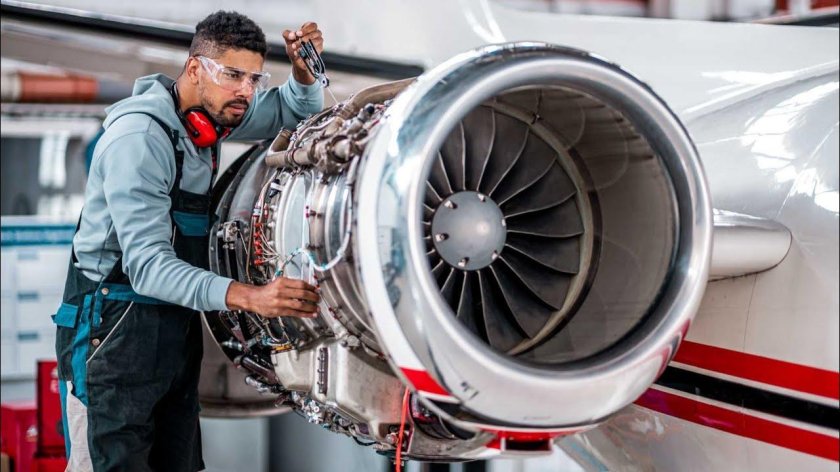 Двигатель самолета