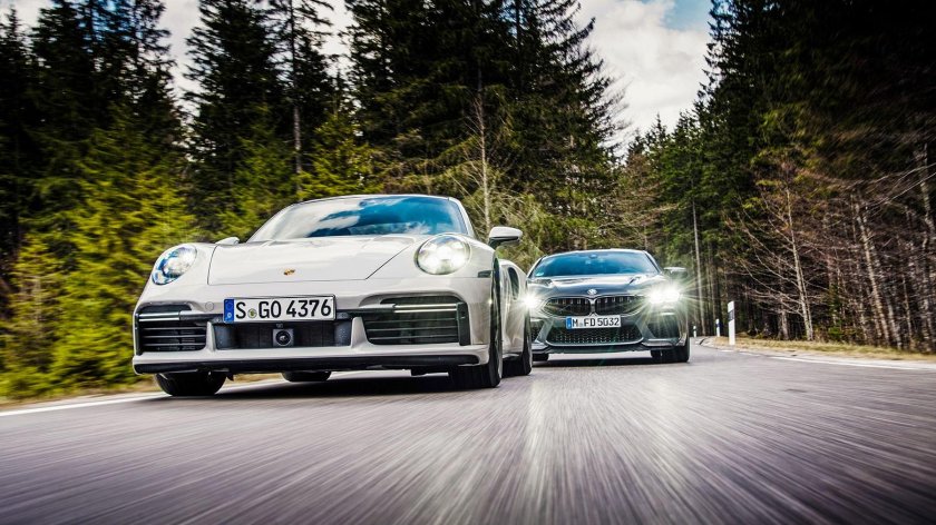 Bmw m8 vs porsche 911