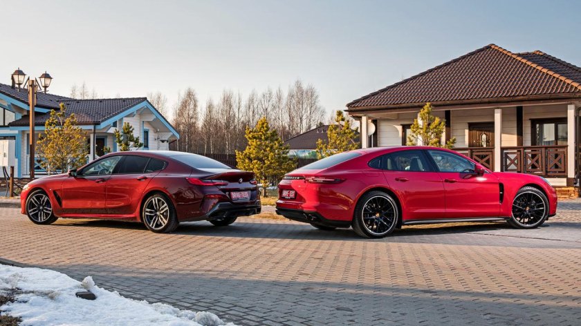 BMW 8 vs Porsche Panamera