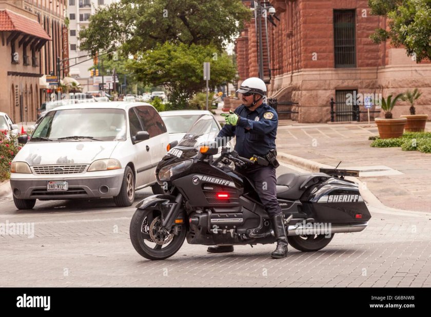 Американский полицейский мотоцикл
