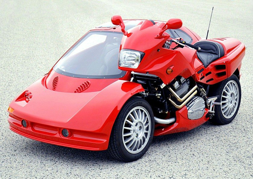 Мотоцикл с коляской Дукати