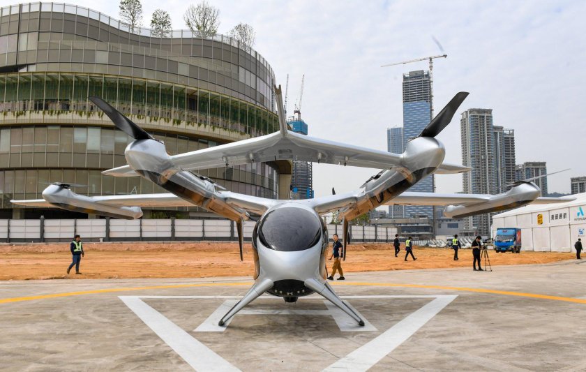 Летающее такси в китае