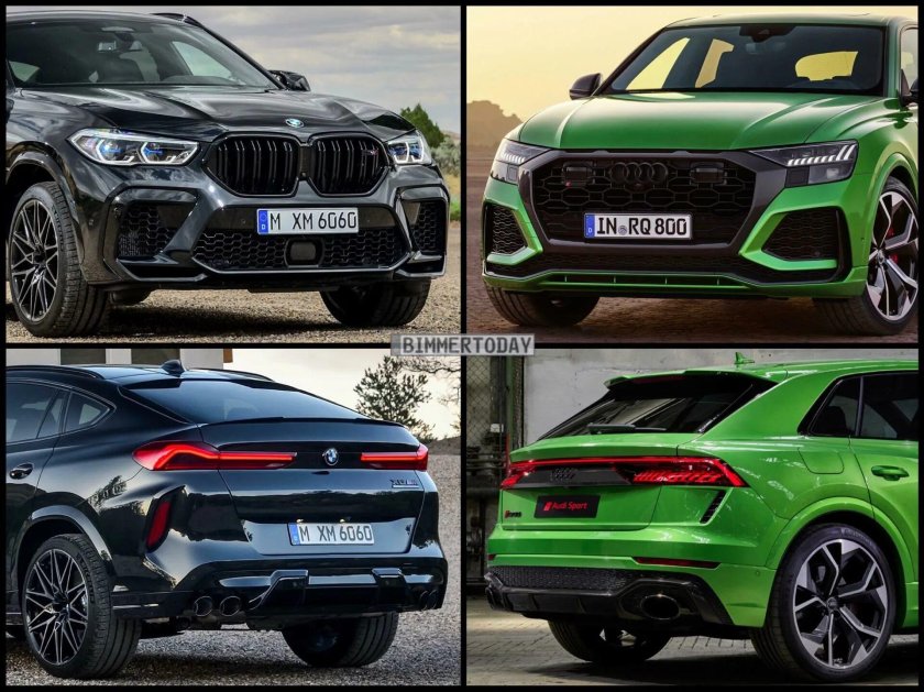 BMW x6 Audi q8