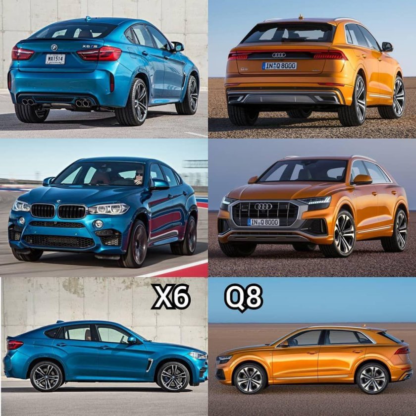 BMW x6 Audi q8
