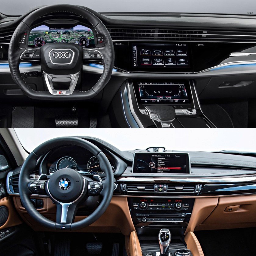 BMW x6 vs Audi q8