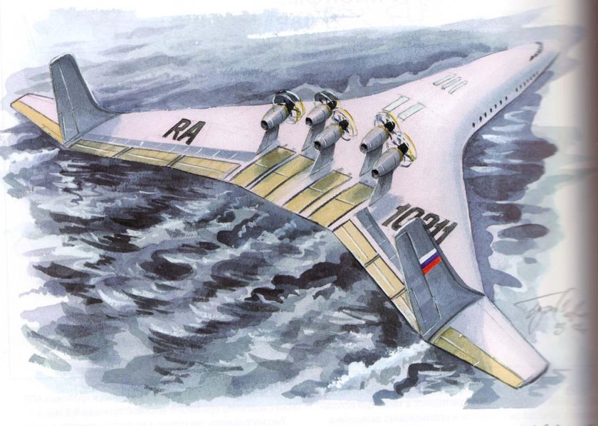 Экраноплан ВВА-14