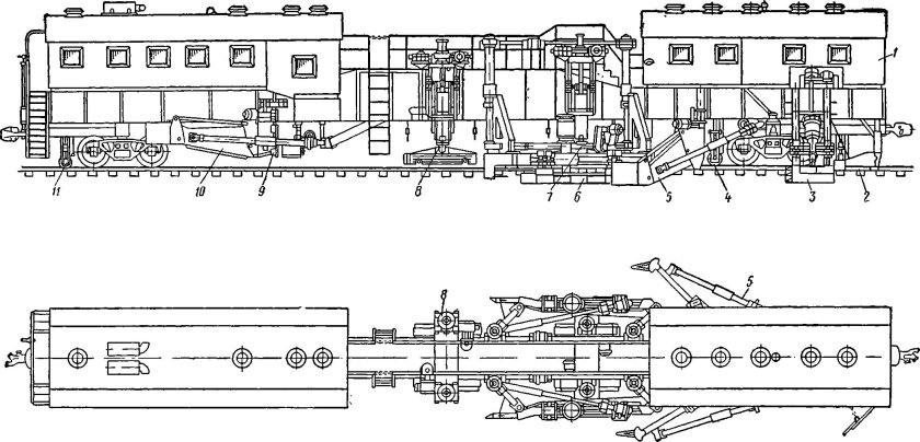 Выправочно-подбивочно-отделочная машина ВПО-3000
