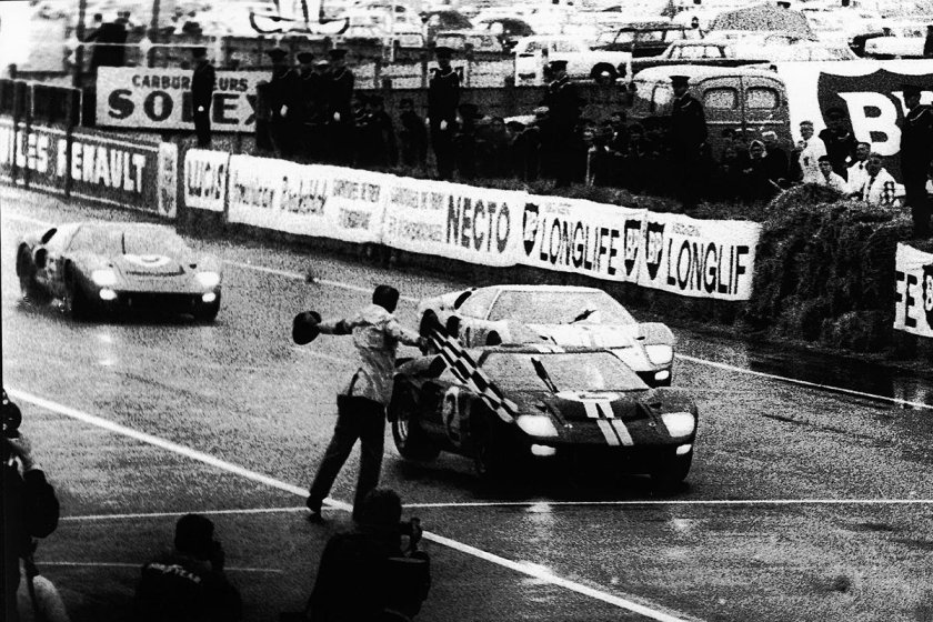 Финиш форд в ле-мане 1966