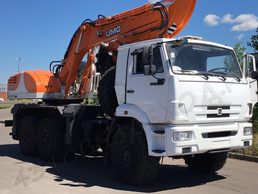 КАМАЗ 43118 экскаватор