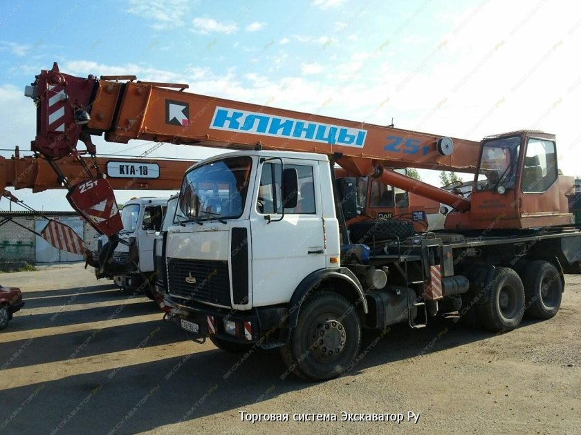 А/кран Клинцы 55713 МАЗ 25т