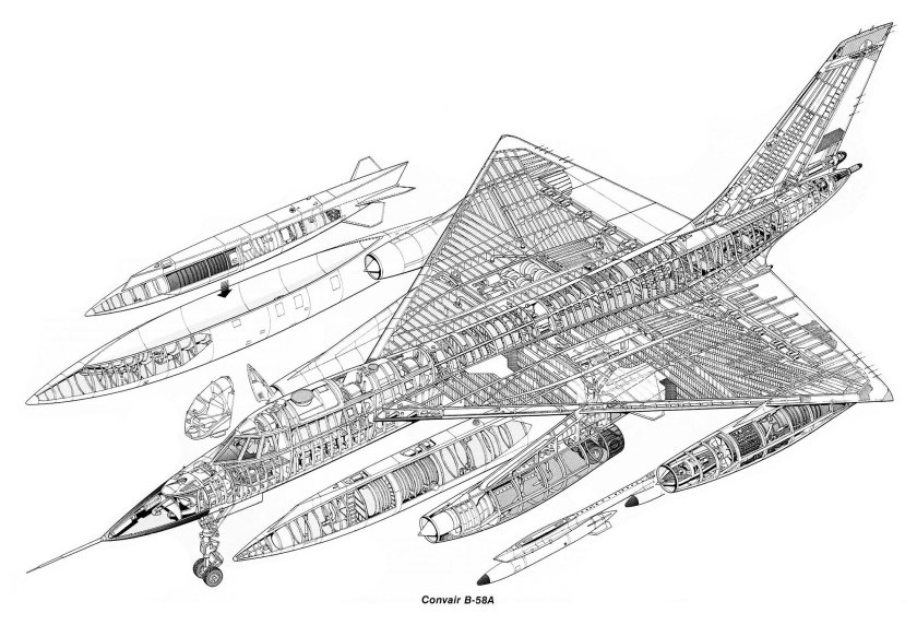 B 58 бомбардировщик