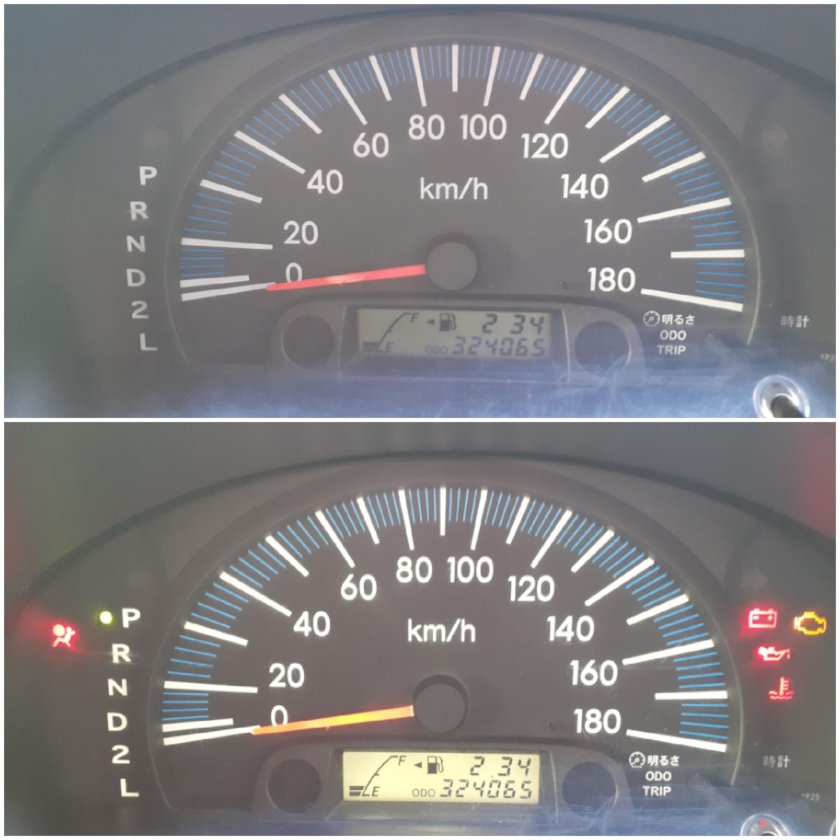 Панель приборов тойота