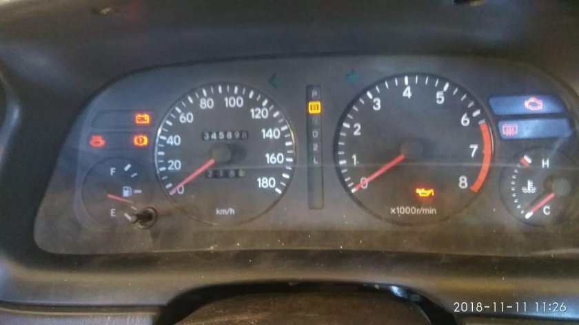 Панель приборов Королла 100