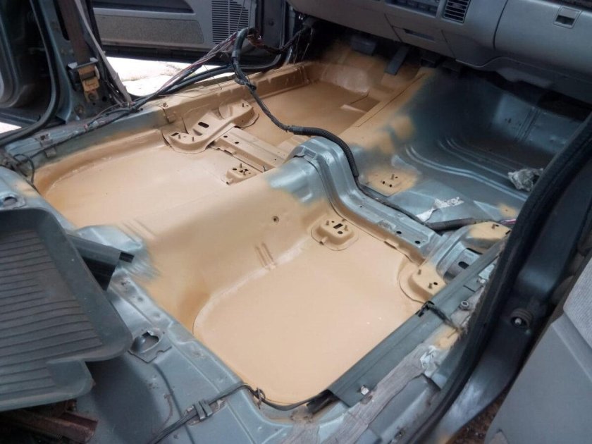 Переварка пола Шевроле Ланос