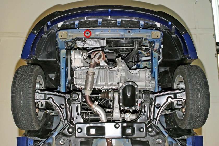 Шевроле Лачетти снизу