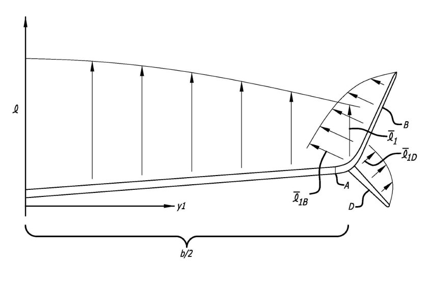 Планер силуэт