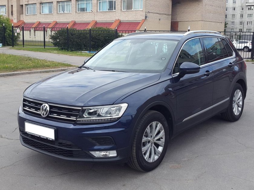 Тигуан 2017 синий