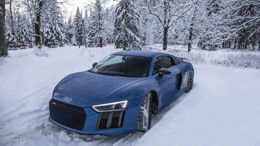 Audi r8 Winter