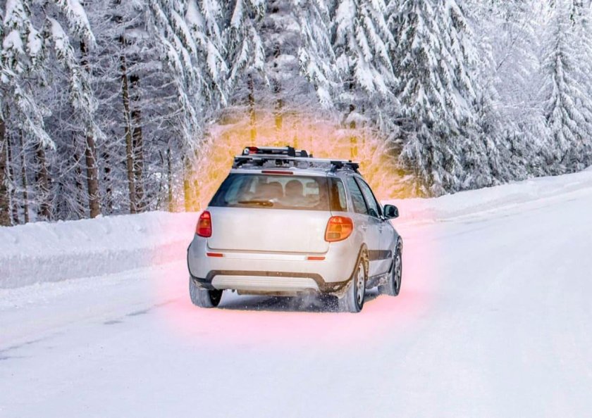 Автомобиль зима