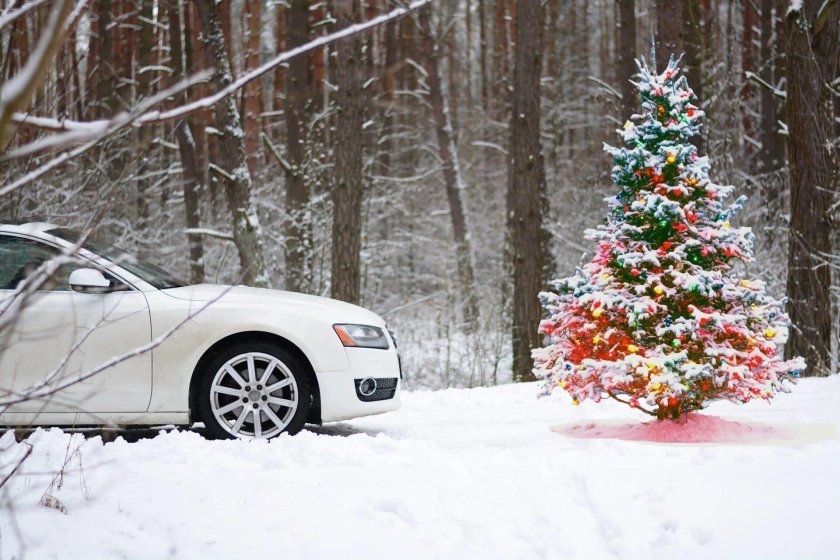 Новогодняя Ауди р8