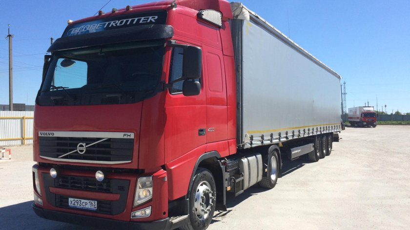 Вольво fh13 с полуприцепом