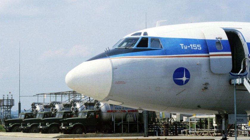 Ту 155 водородный самолет