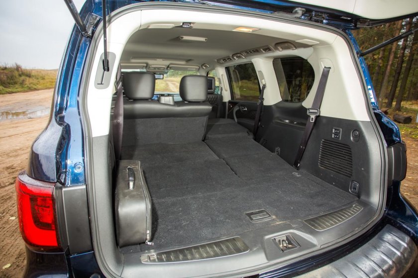 Инфинити qx56 2008 багажник