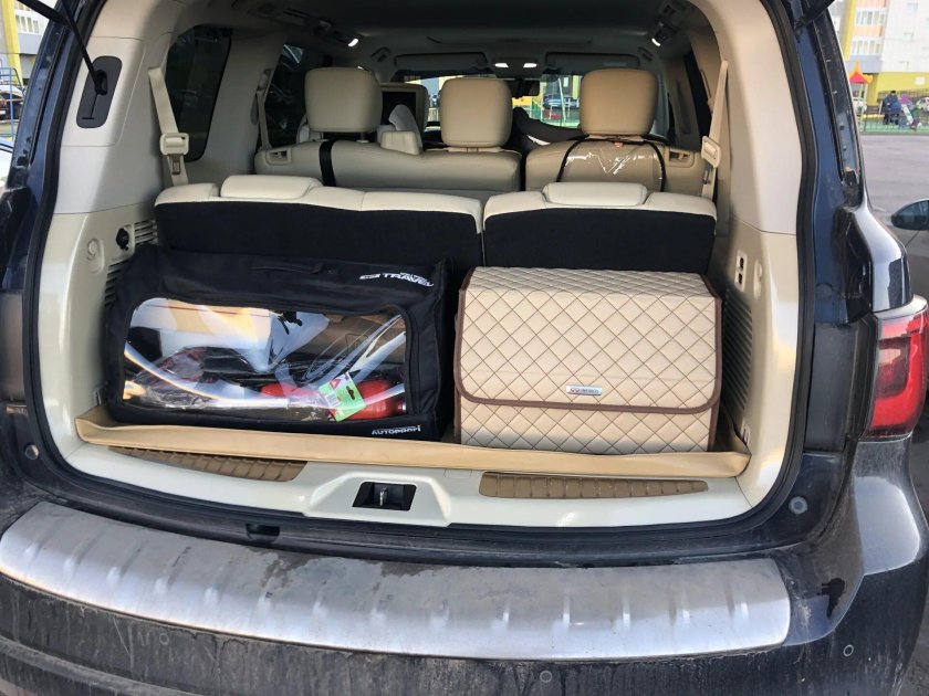 Инфинити qx80 багажник