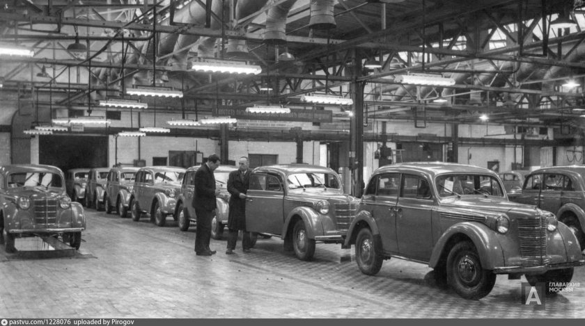 Москвич 400 конвейер АЗЛК