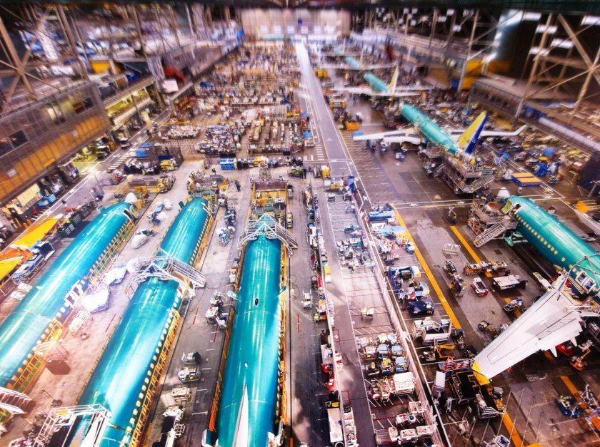 Завод боинг