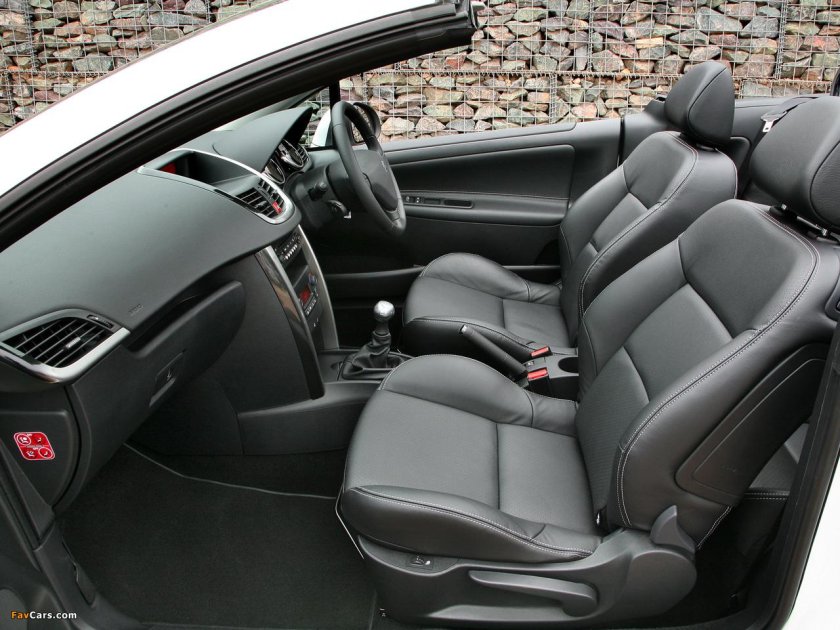 Peugeot 207 СС 2008 салон