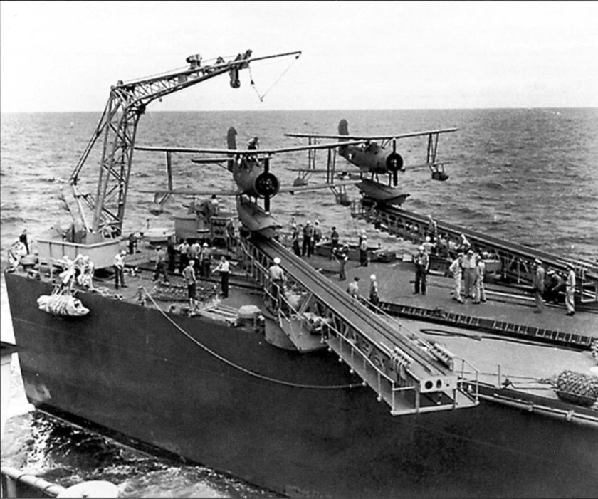 Корабельная катапульта для самолетов