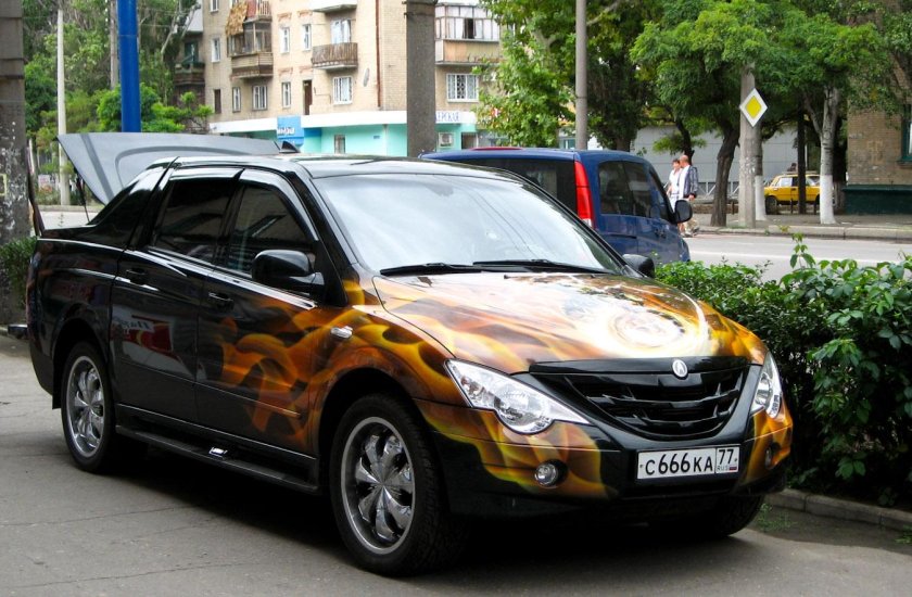 SSANGYONG Actyon Sports 2008 обвес
