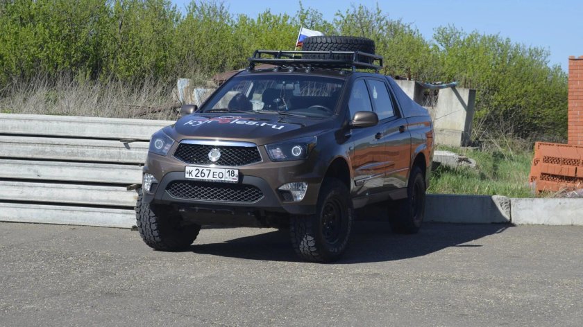 SSANGYONG Actyon Sport 2 оффроад