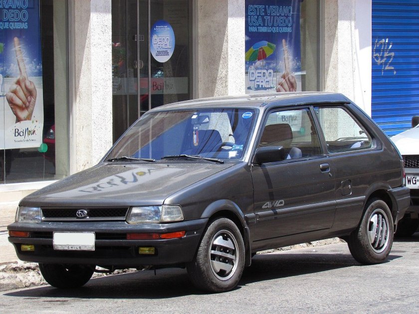 Субару Justy 1984