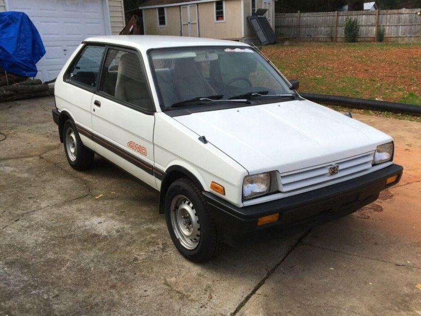 Субару Джасти 4wd 1989