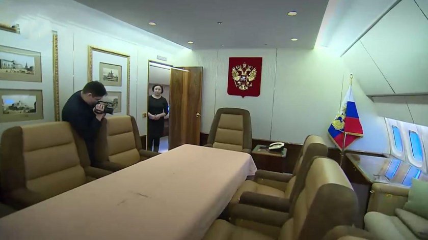 Президентский самолет Путина ил-96