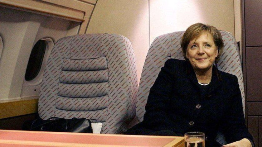 Самолет Меркель