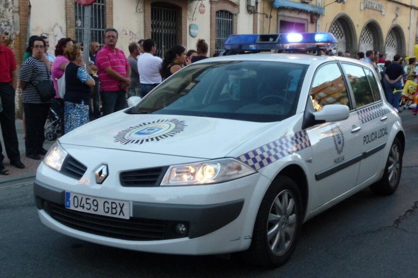 Полицейские машины Испании