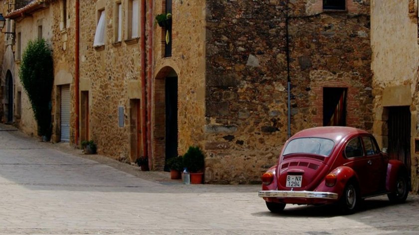 Туристка в Испании